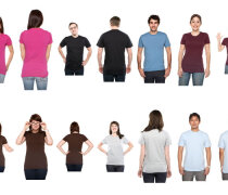 Photo t-shirt template models