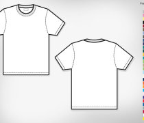 Men’s Basic T-shirt Template