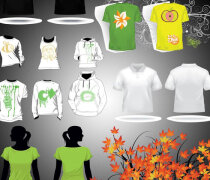 T-shirt template collection