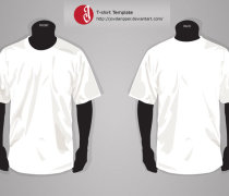 T-shirt Template Front and Back