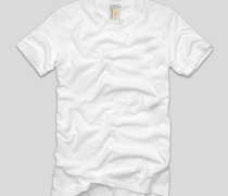 White blank T-shirt template psd