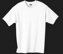 blank T-shirt template white psd