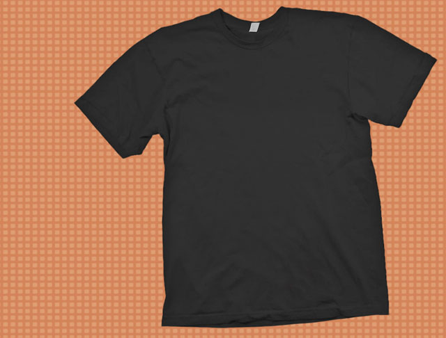 black t-shirt template psd | Free Download T Shirt Template