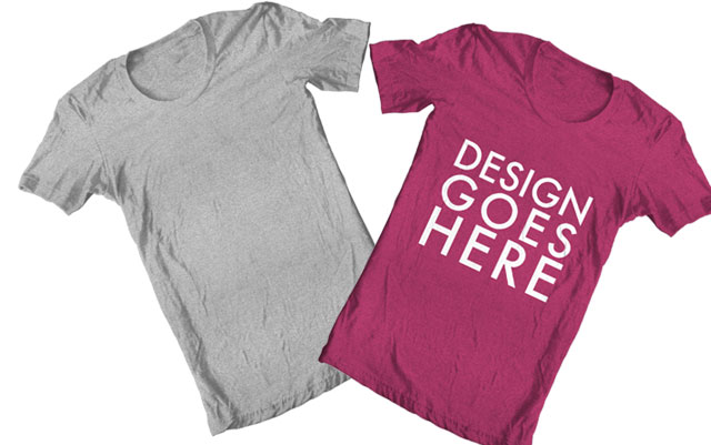 TShirt template Photoshop T-shirt Template