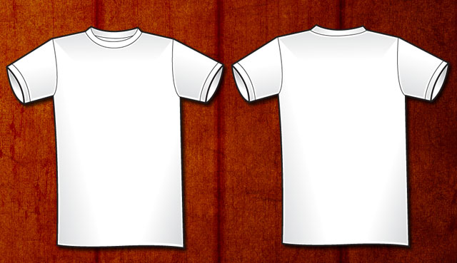 Men’s basic Vector T-shirt Template T-shirt Template