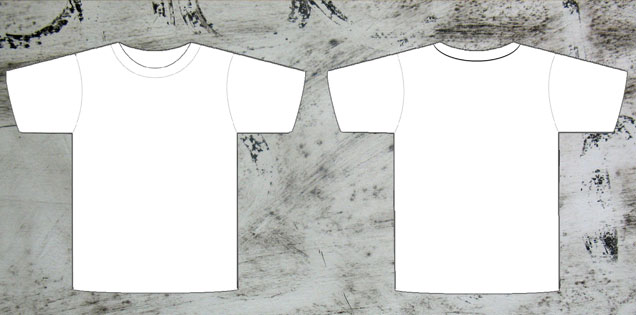 T-shirt Template Photoshop T-shirt Template