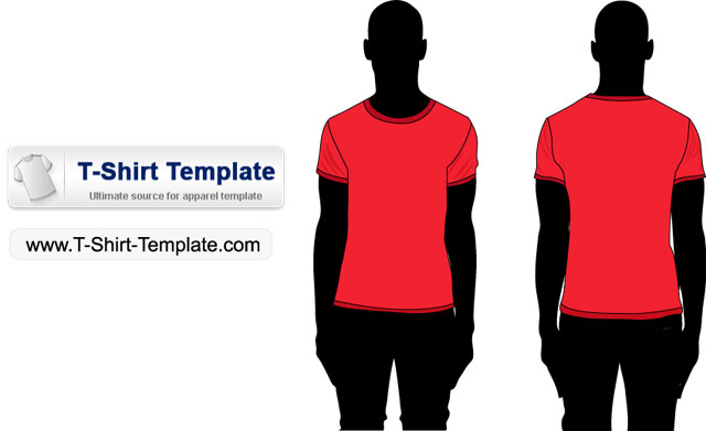 Free Vector T-shirt Template T-shirt Template